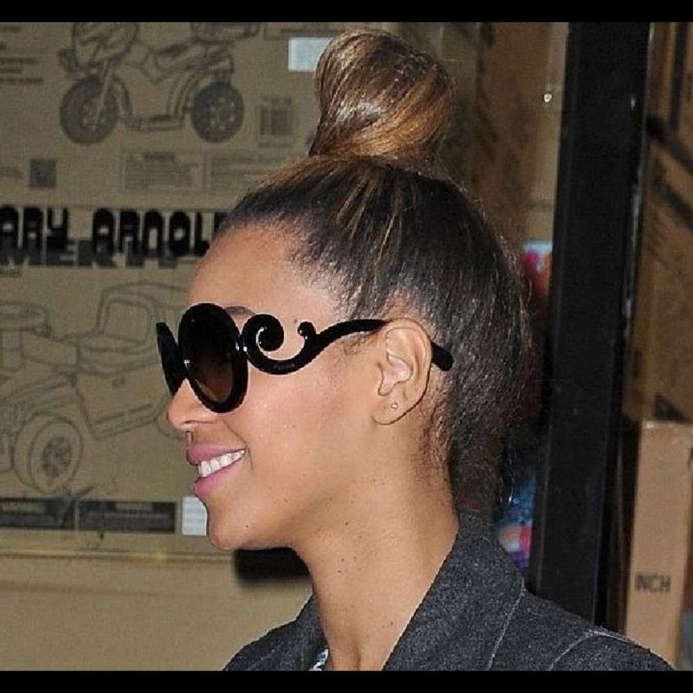 White Scroll Sunglasses - Picture 2 of 7